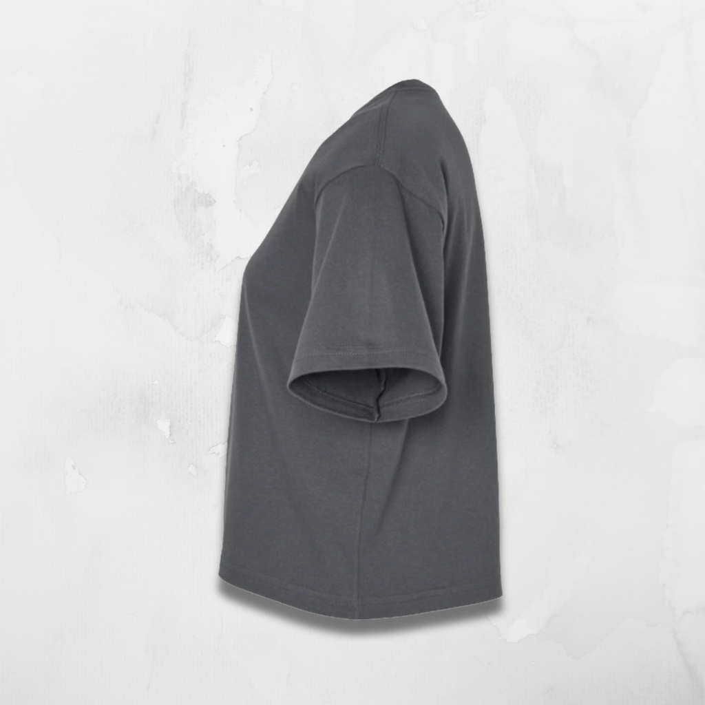 Women's mid-length crop tee