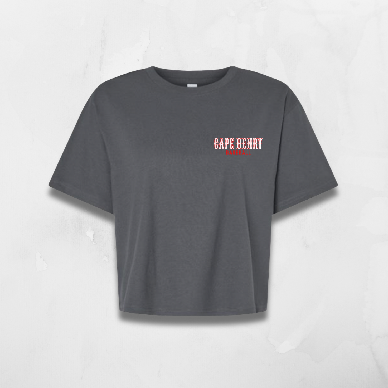 Women's mid-length crop tee