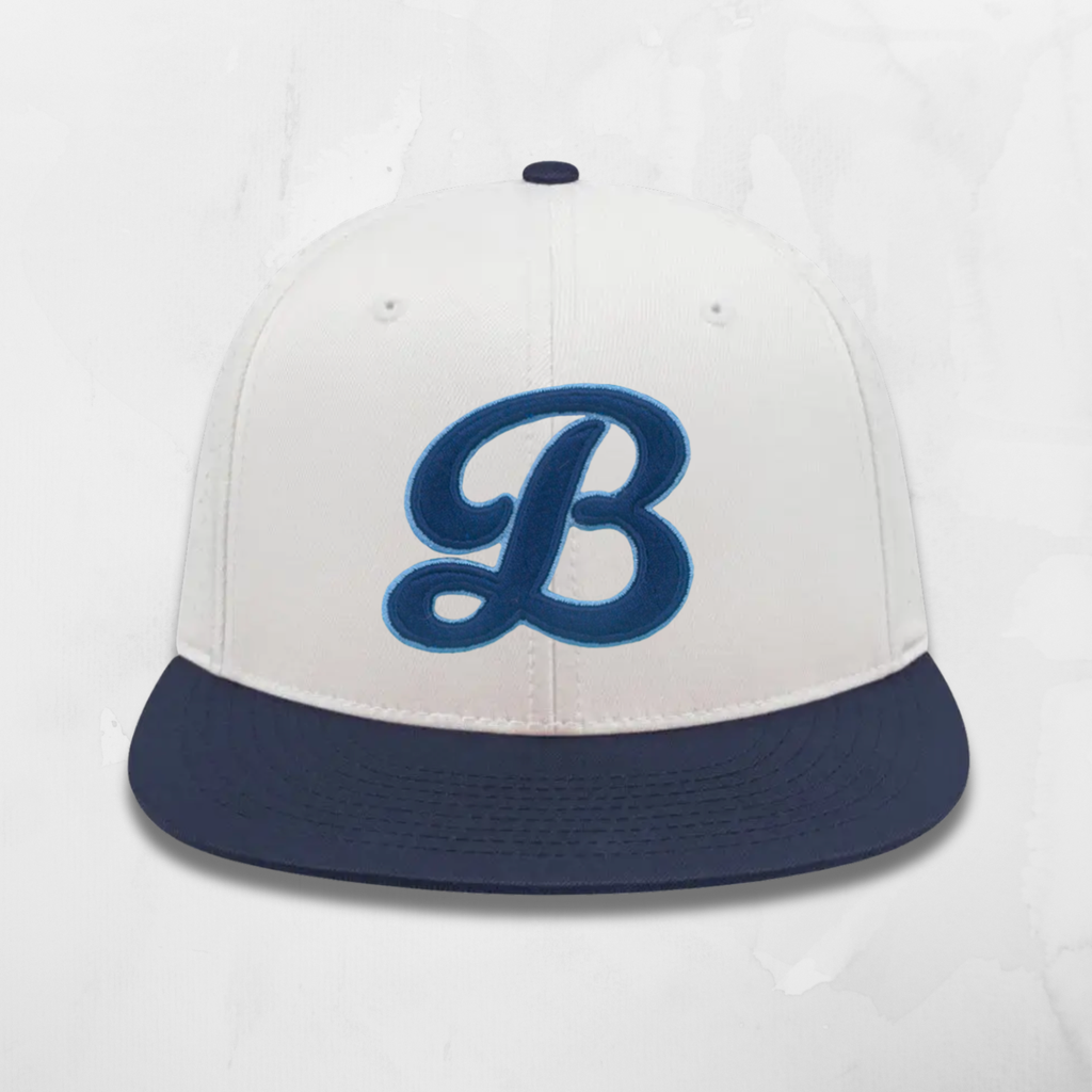 Game Hat White/Navy