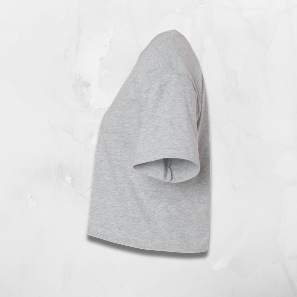 Women's mid-length crop tee