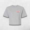 Women's mid-length crop tee