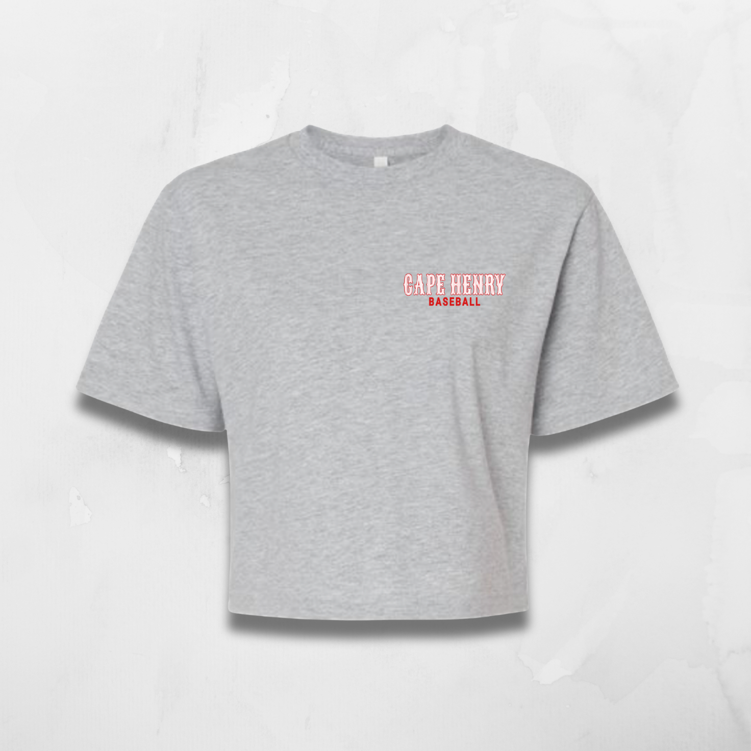 Women's mid-length crop tee
