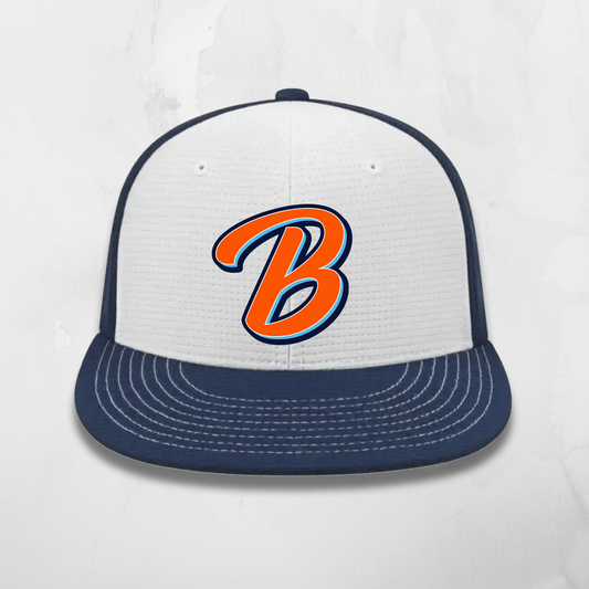 Game Hat White/Navy