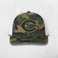 Camo Trucker - White Mesh