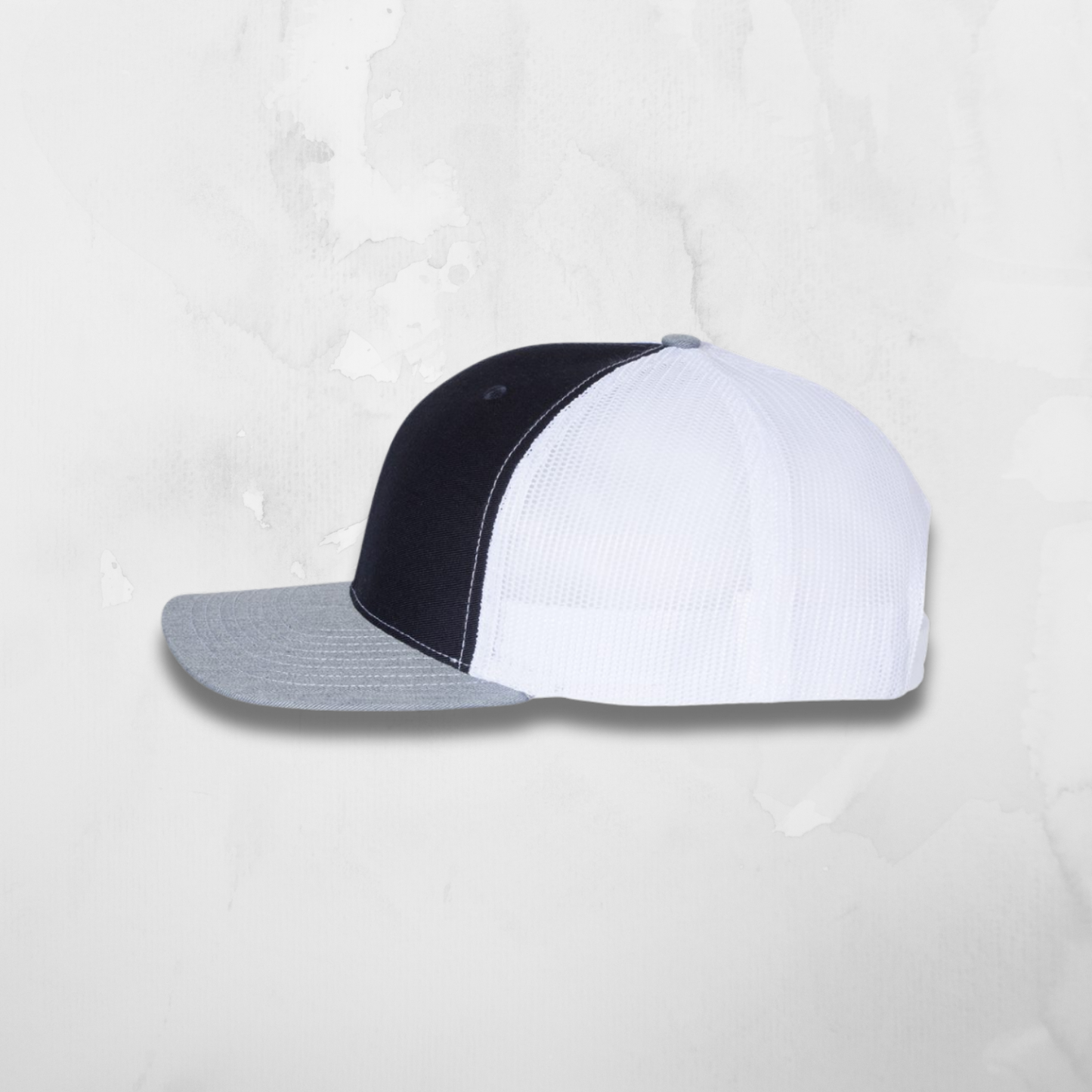Trucker - Navy White Heather Gray