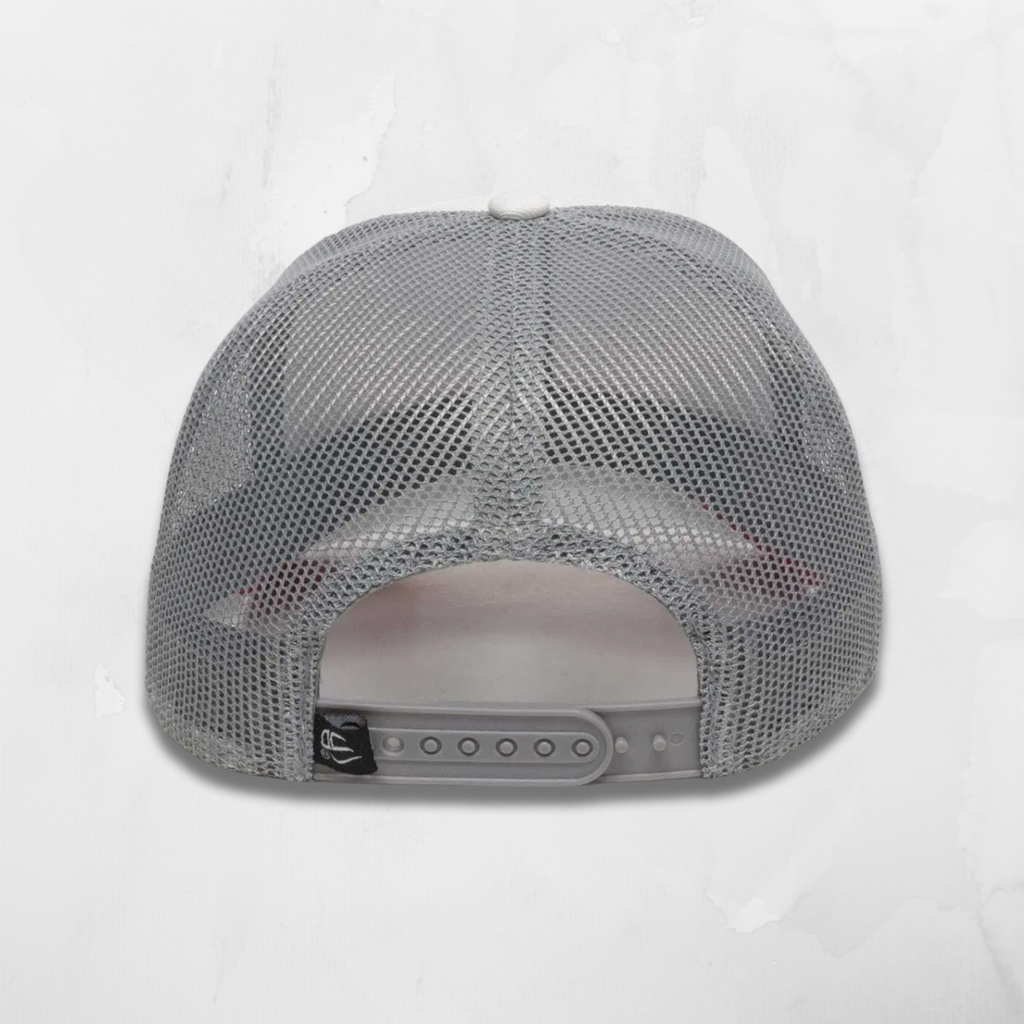 Classic Trucker - White Gray Red