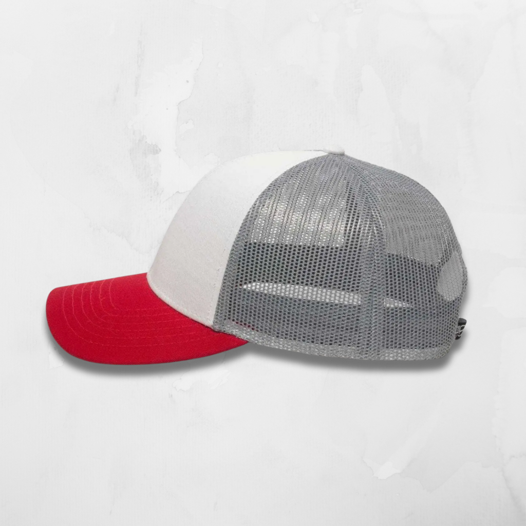 Classic Trucker - White Gray Red