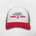 Classic Trucker - White Gray Red